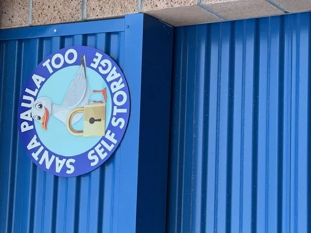 Santa Paula Too Self Storage sign